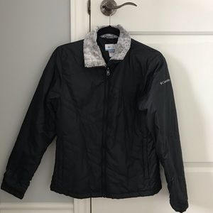 Columbia Fall Jacket with Fur Trim